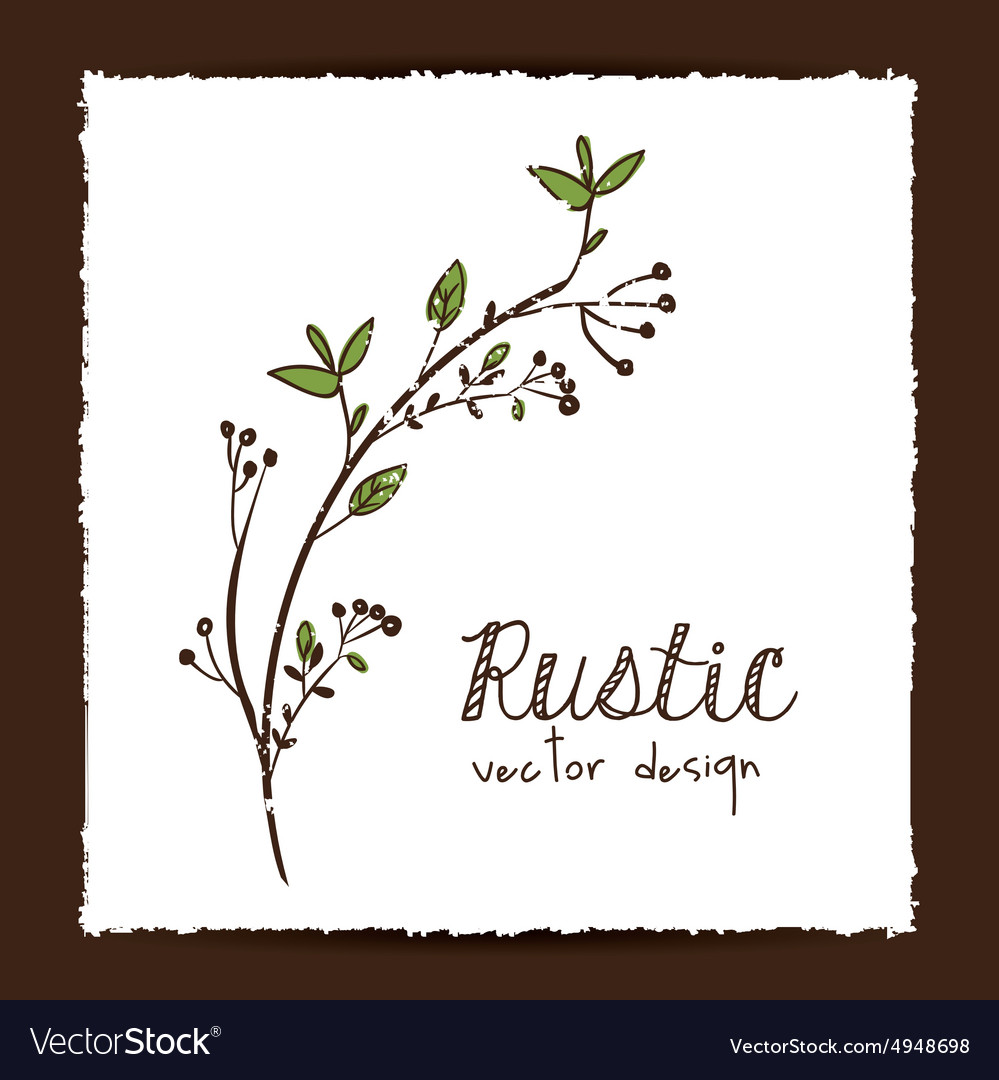 Rustic Branch Frame