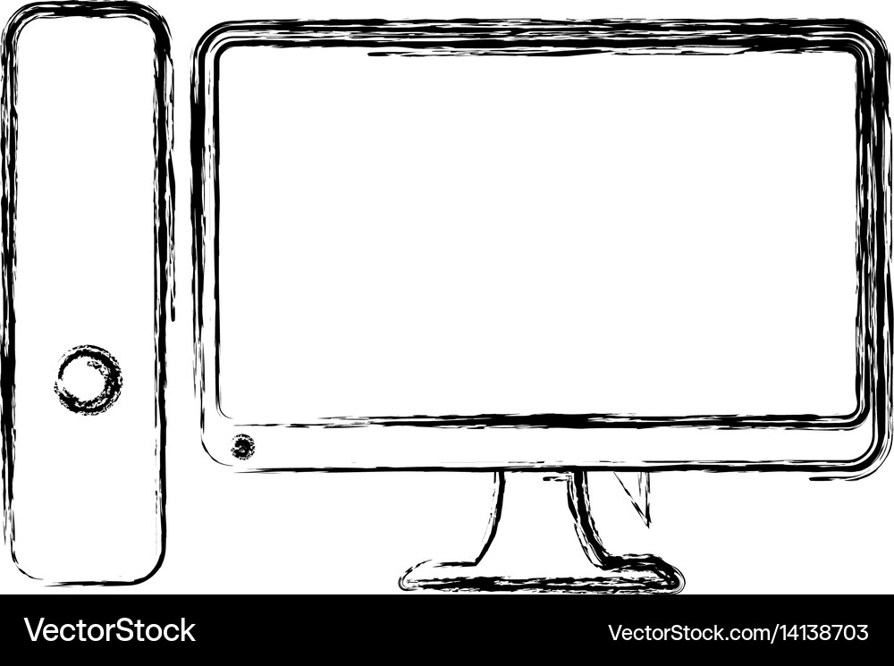 Computer electronic technology Royalty Free Vector Image