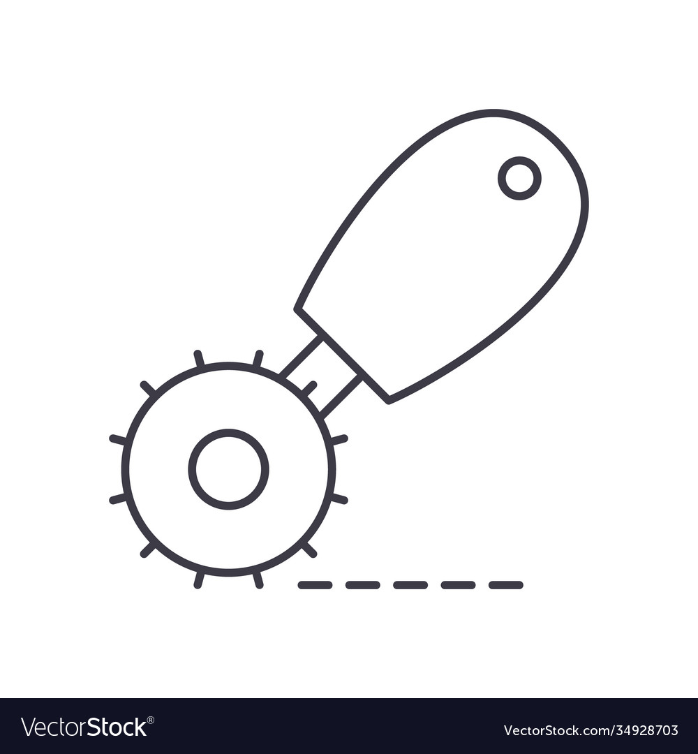 Craft tool spacer set system icon linear isolated vector image Craft tool spacer set system icon linear isolated