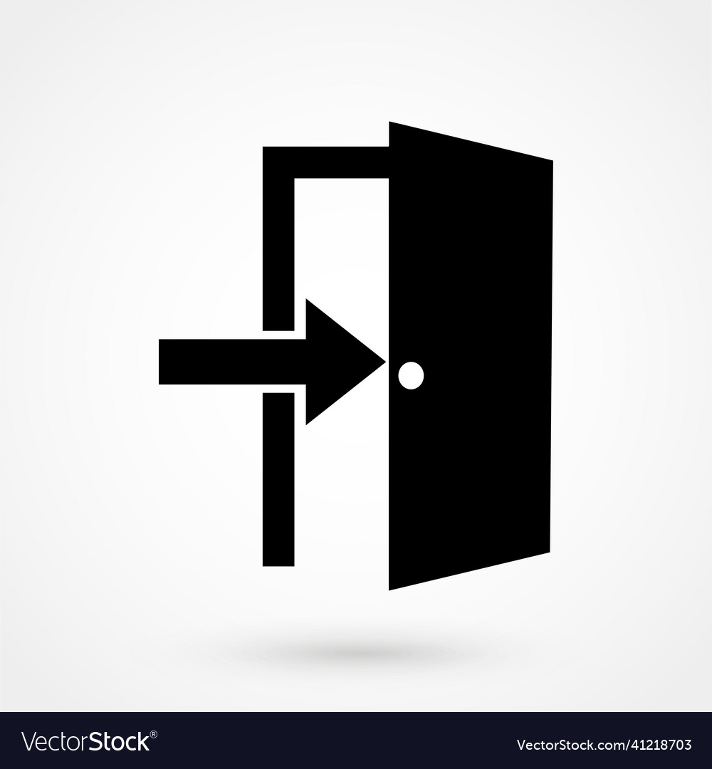 Exit Icon - Modern Flat