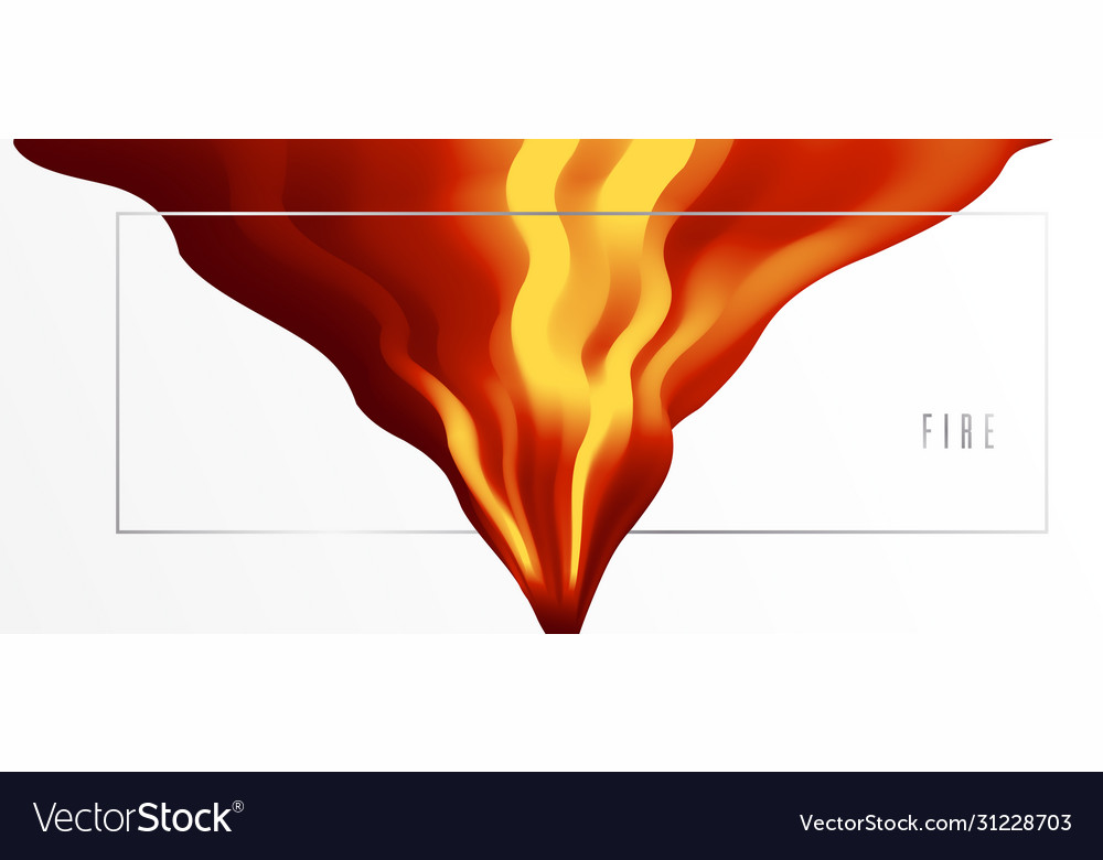 Gradient color 3d volcano fluid shape abstract vector image Gradient color 3d volcano fluid shape abstract