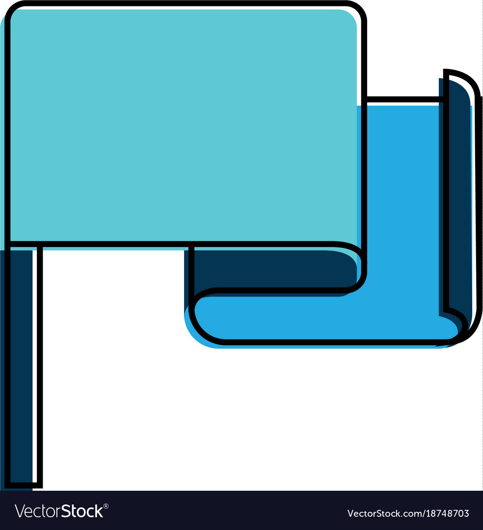 Isolated flag design