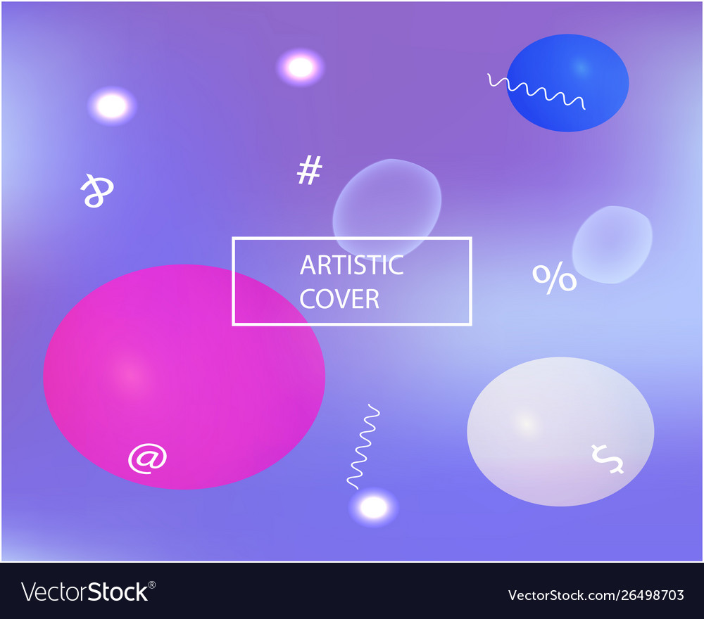 Magic backdrop from blurry patterns