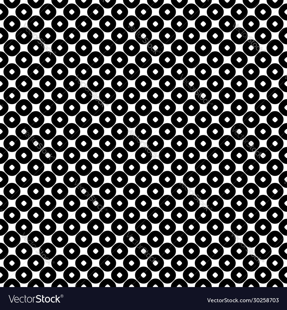 Monochrome seamless pattern circles texture