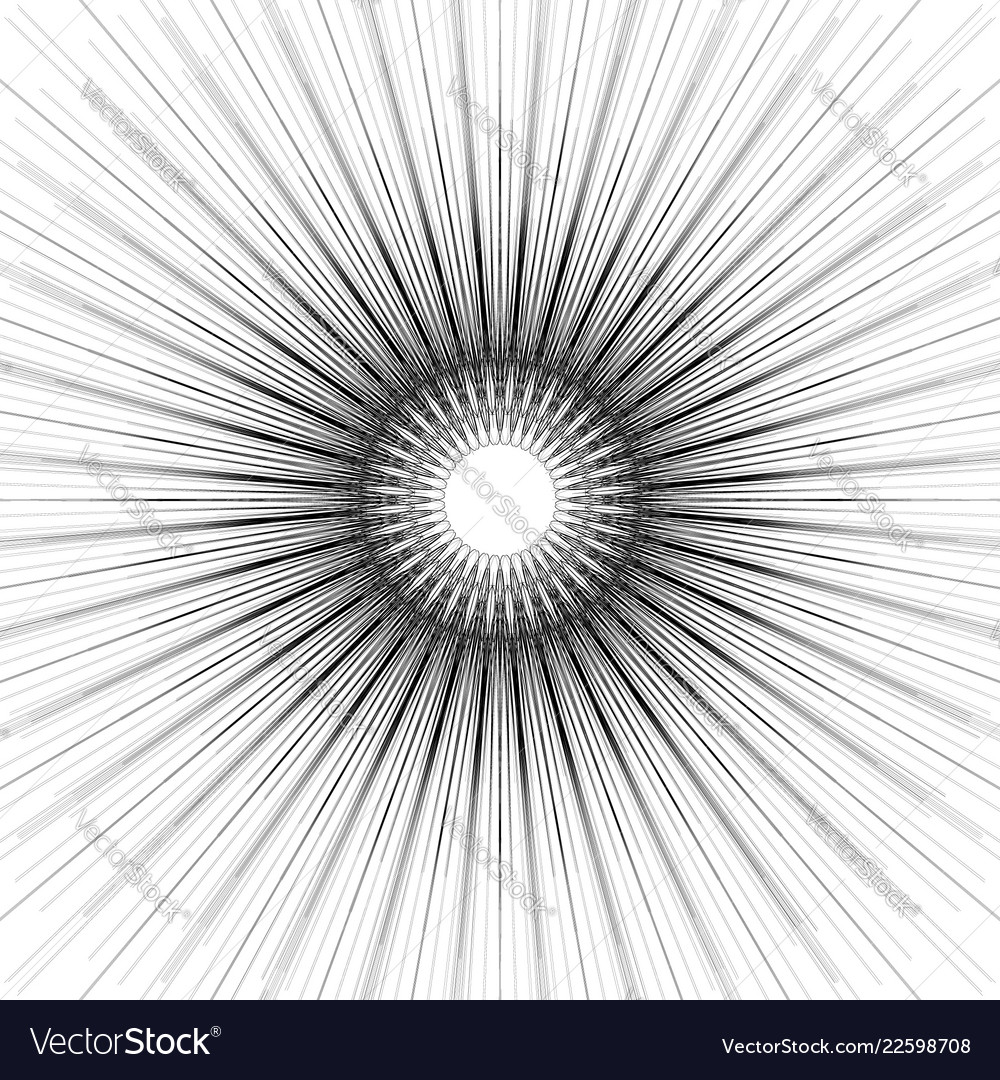 Abstract Monochrome Circular Pattern