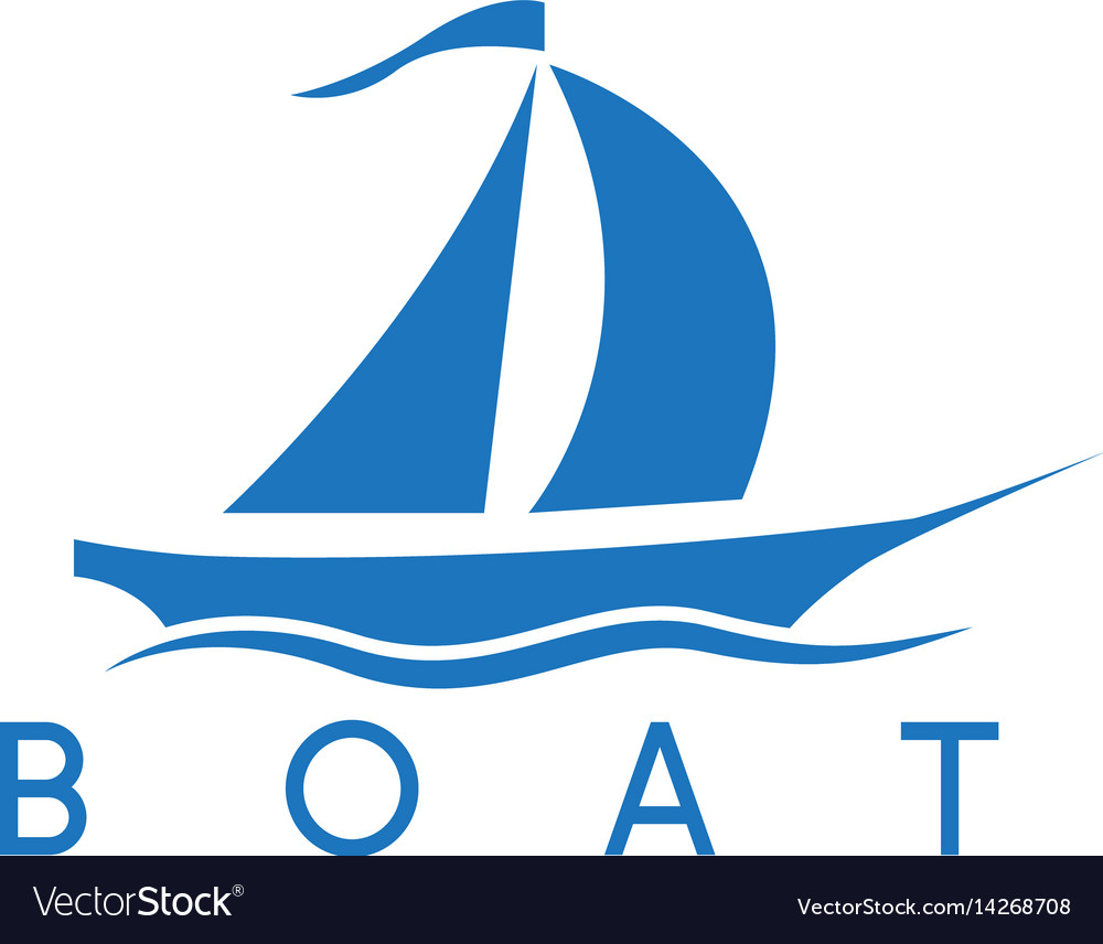 abstract sail ship icon design template royalty free vector ship template
