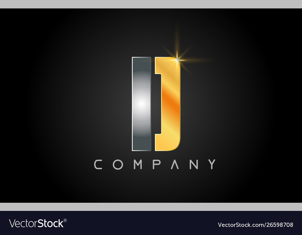 Alphabet letter d logo company icon design Vector Image