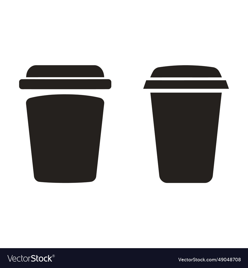 Coffee break icons representing cups