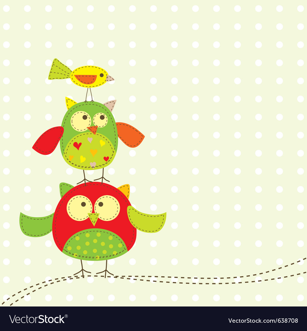 Cute Bird Greeting Card