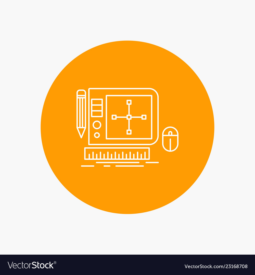 Design graphic tool software web designing white Vector Image Design graphic tool software web designing white