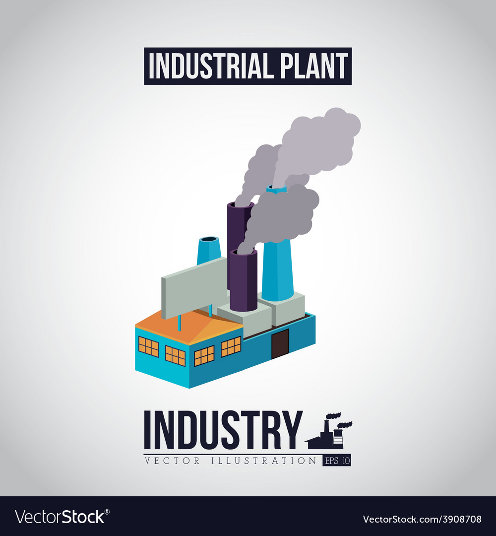 Industriedesign über weißem Hintergrund