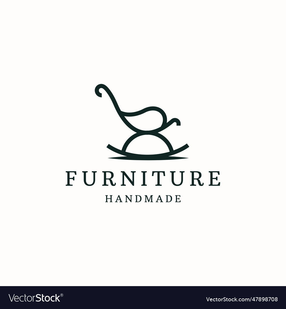 Rocking chair furniture logo