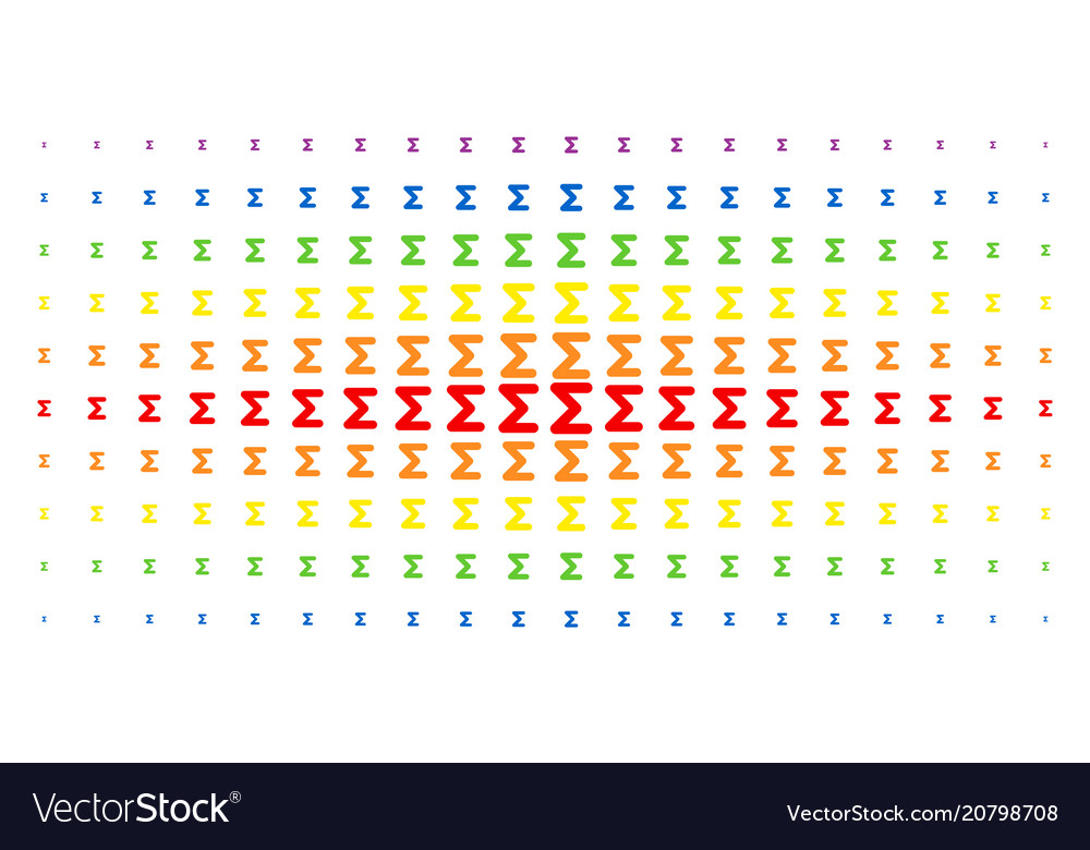 Sum spectral halftone pattern