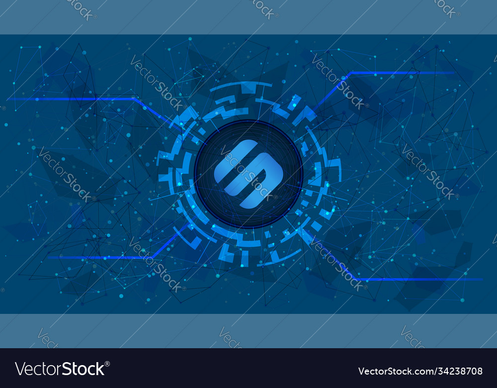 Swipe sxp token symbol defi project Vector Image Swipe sxp token symbol defi project