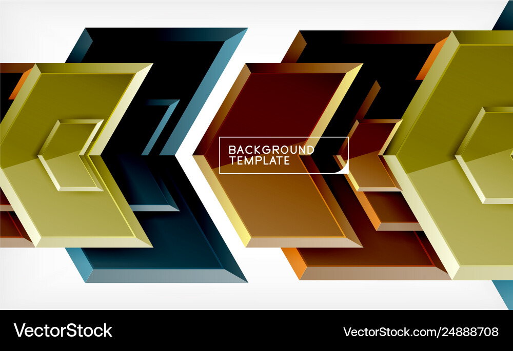Techno arrow background template design Royalty Free Vector