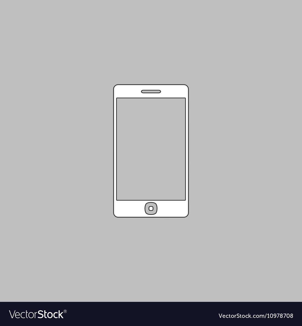 Touch phone computer symbol