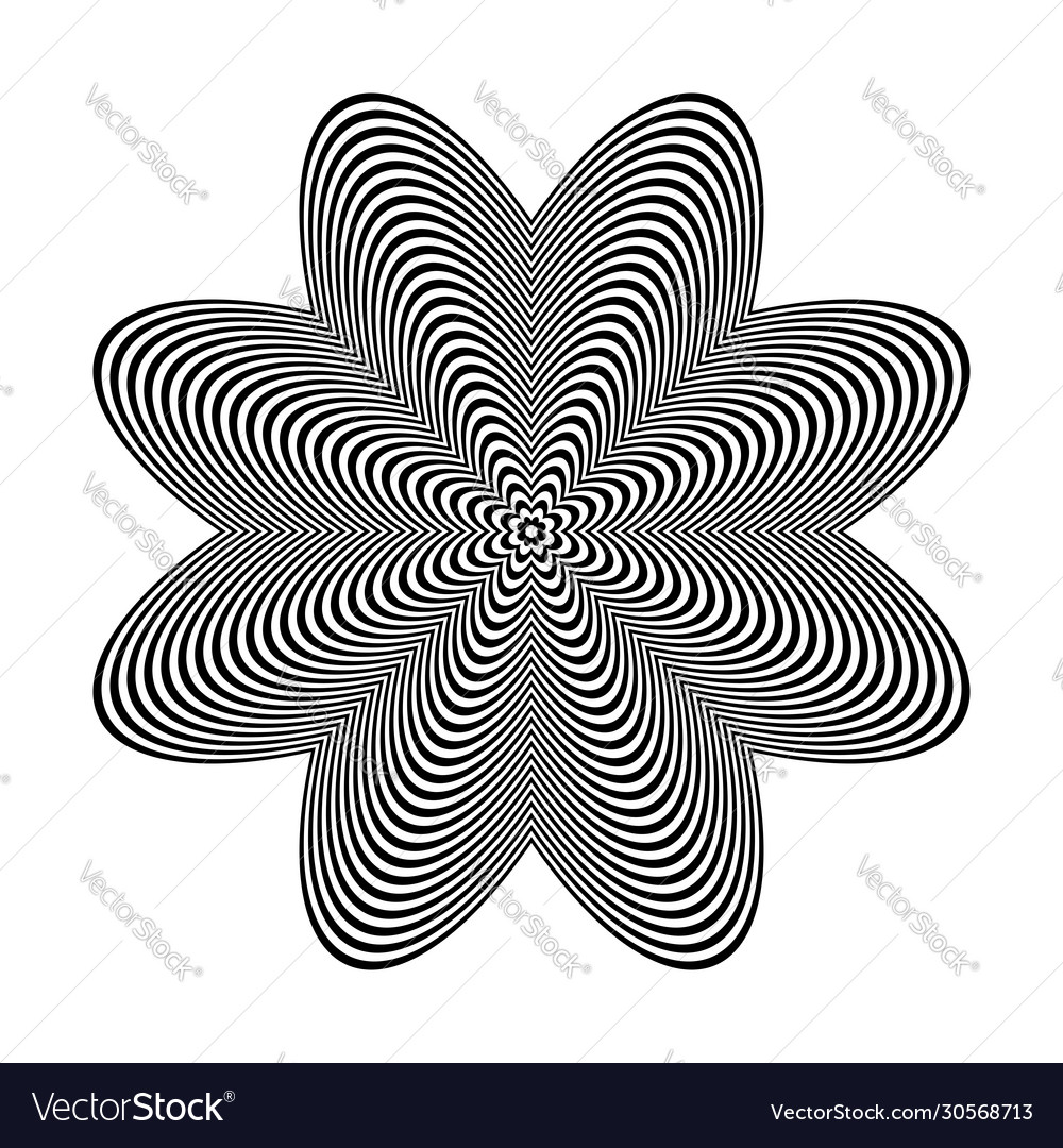 Abstract geometric design element vector image Abstract geometric design element