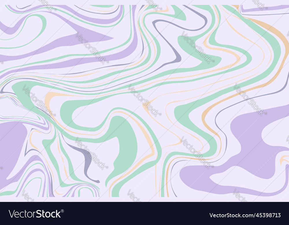Flat groovy psychedelic background with colorful