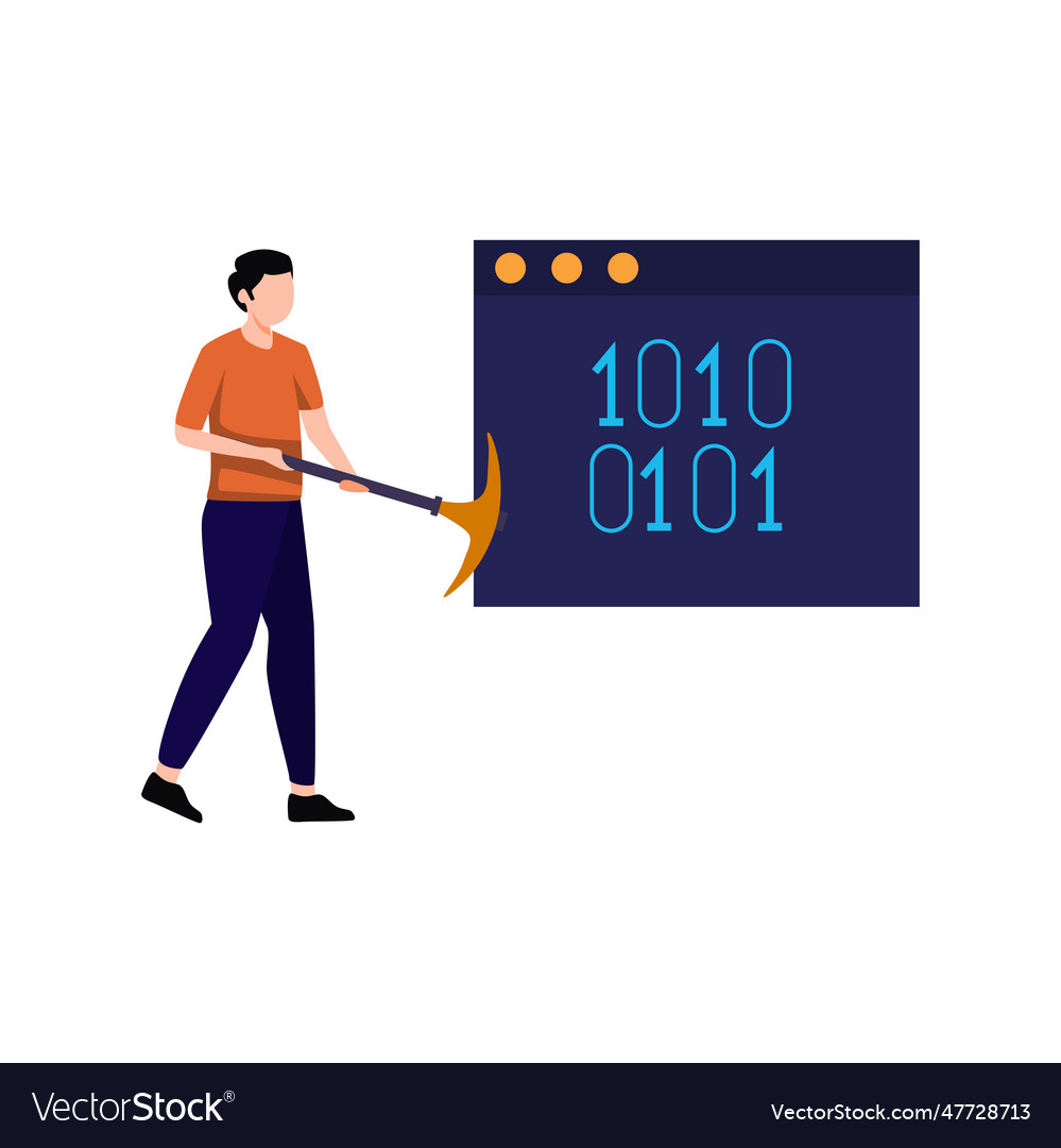 Guy is extracting the codes