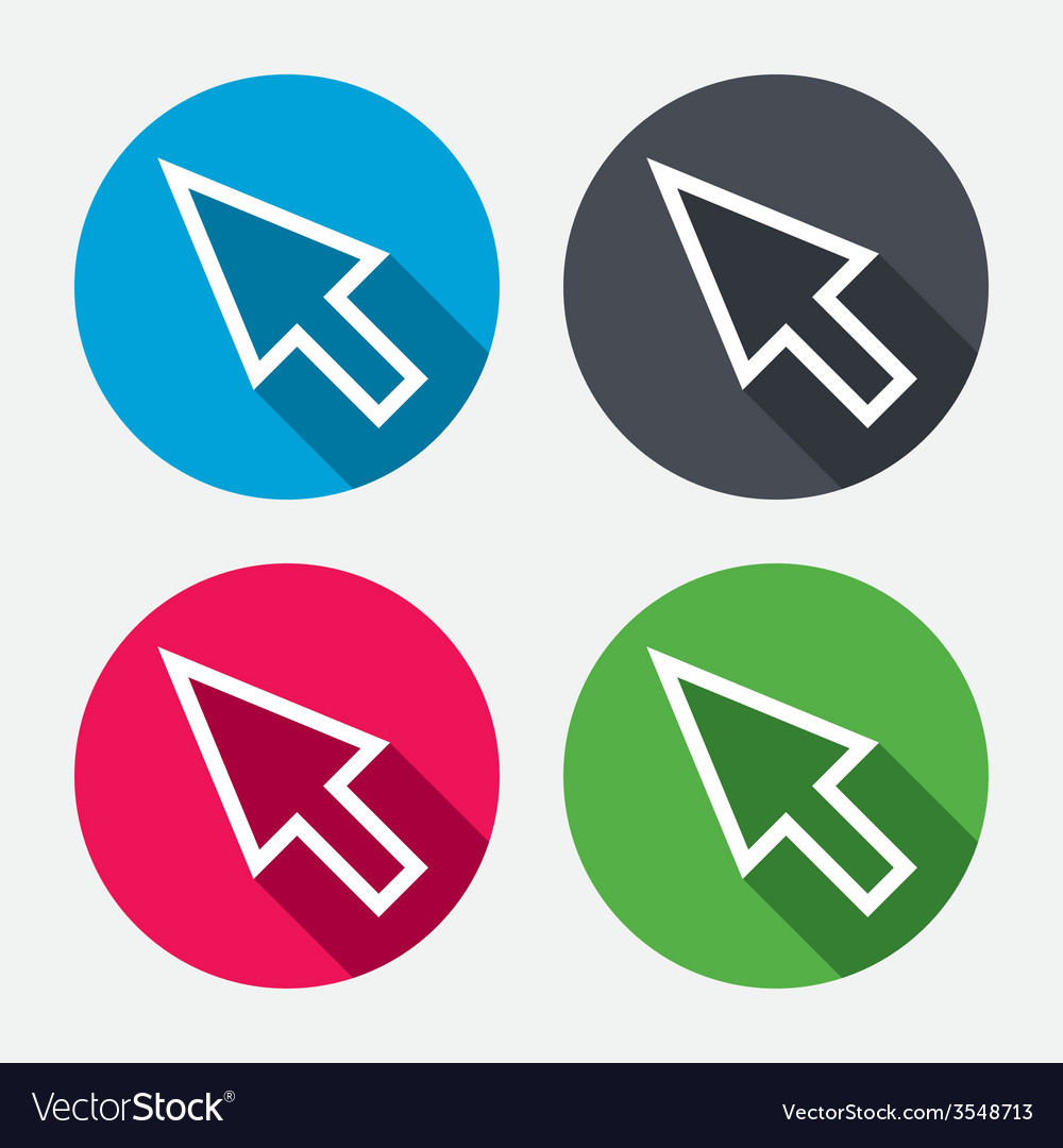 Mouse cursor sign icon pointer symbol