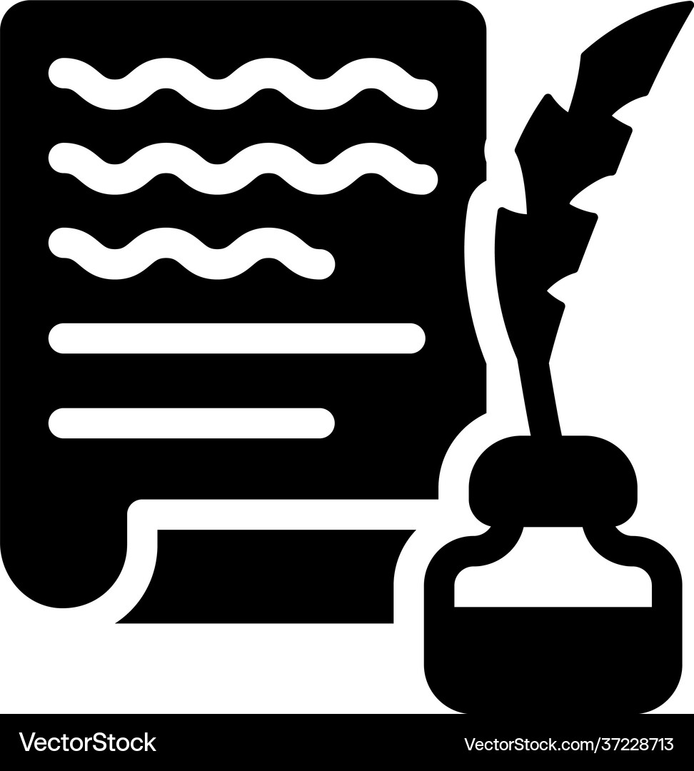 Vintage writing Royalty Free Vector Image - VectorStock