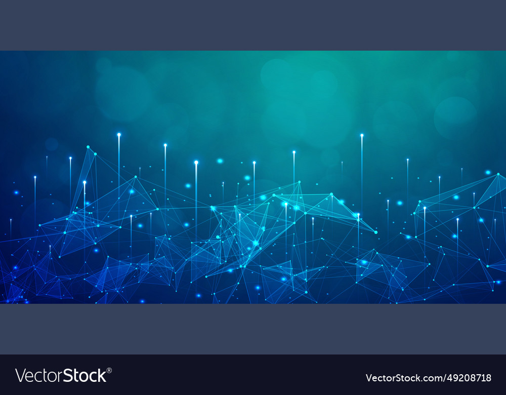 Digital technology internet network speed connect vector image Digital technology internet network speed connect