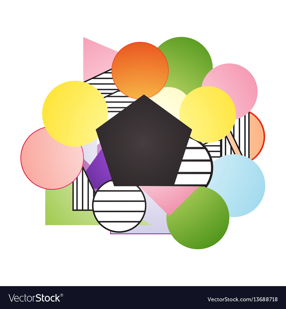 Dynamic Geometric Multicolor Background