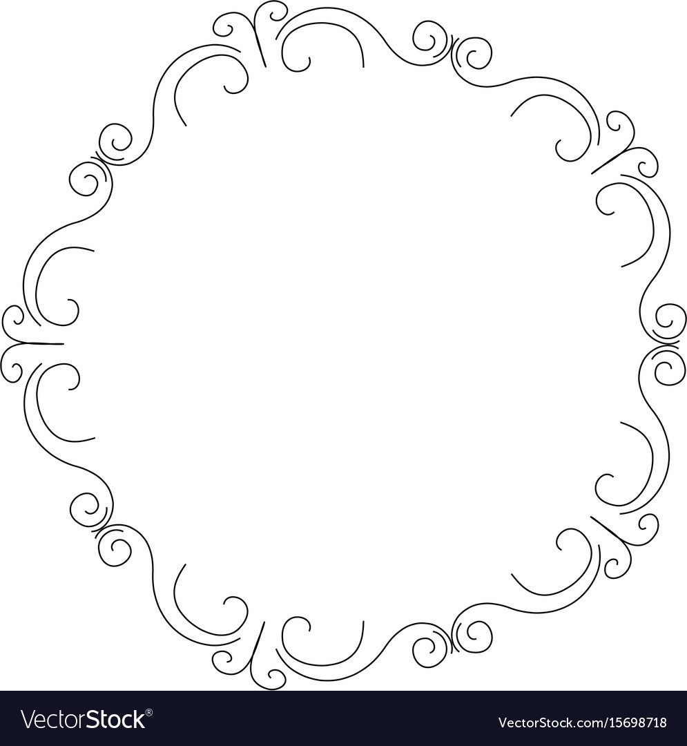Elegant victorian with circular shaped frame