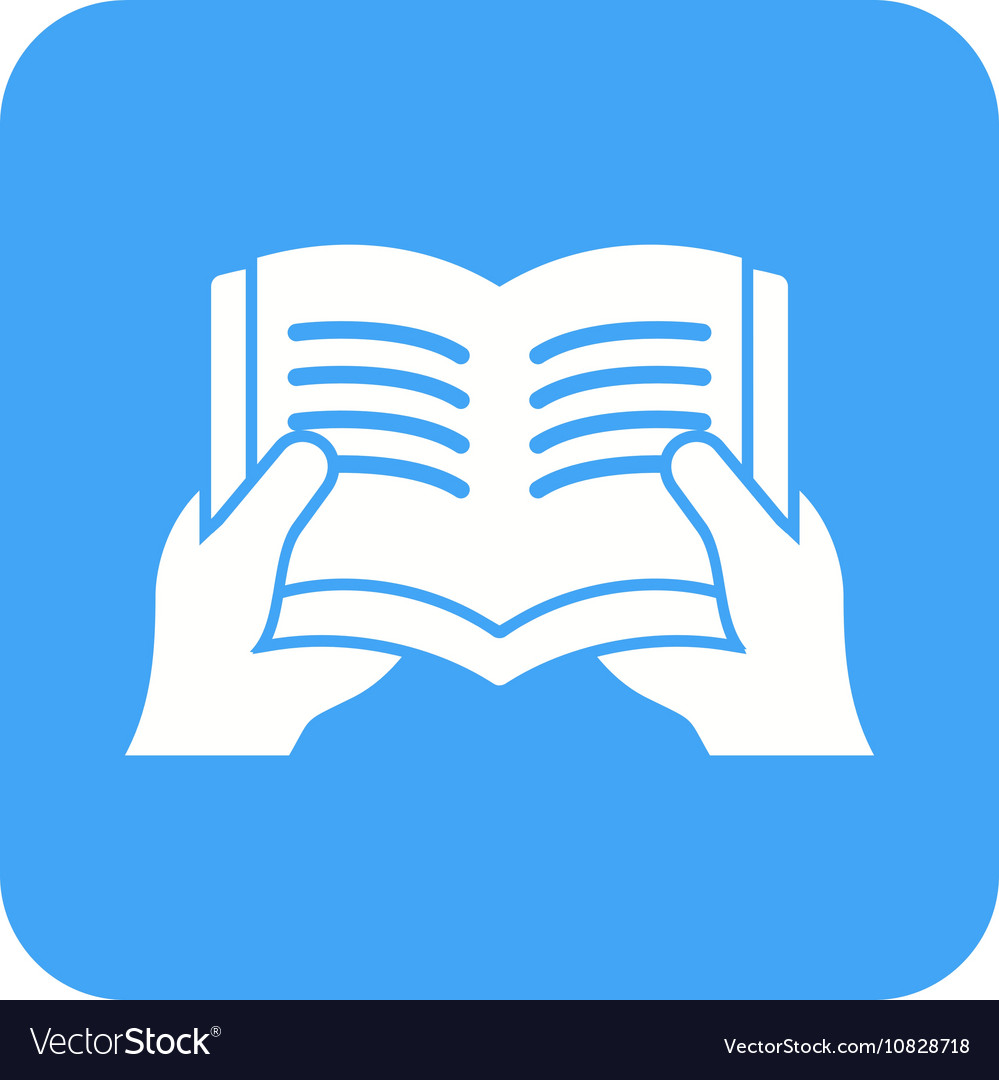 Holding Book Royalty Free Vector Image - VectorStock