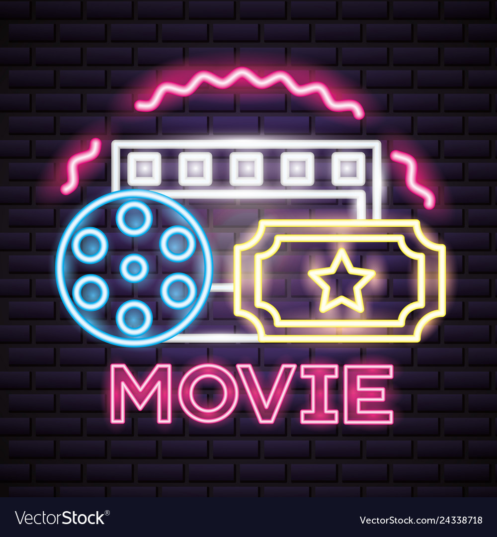 Movie time neon