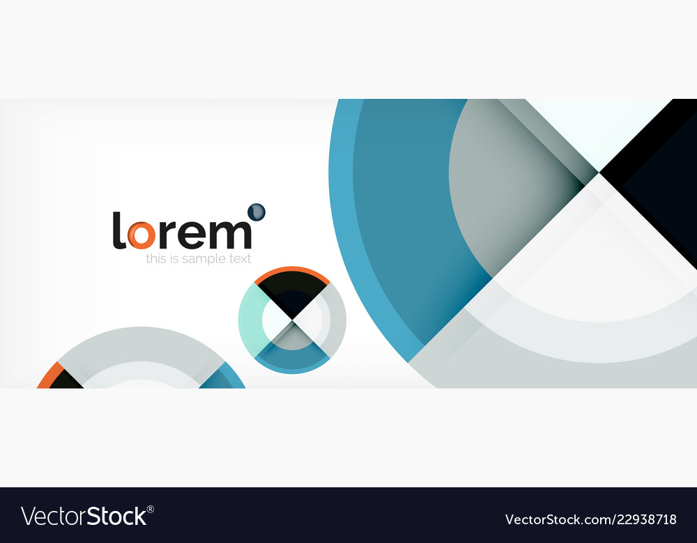 Multicolored round shapes abstract background vector image Multicolored round shapes abstract background