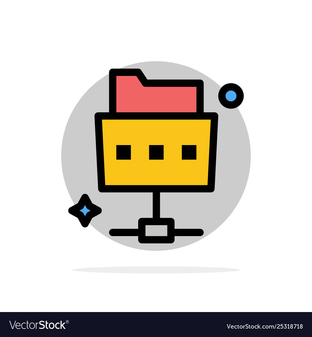 Netzwerkdatei Ordner abstrakter Kreis Hintergrund vector image Netzwerkdatei Ordner abstrakter Kreis Hintergrund