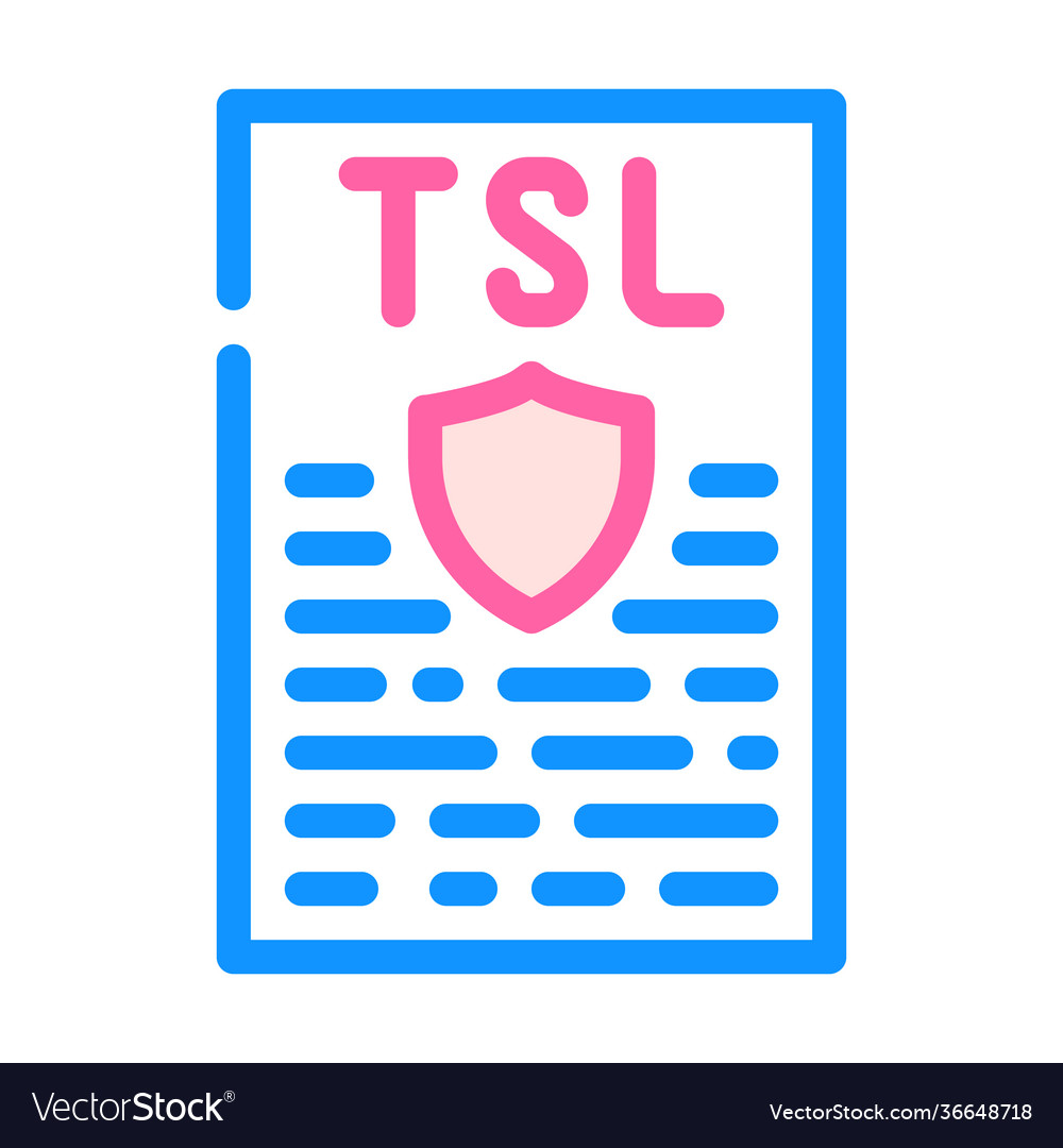 Tsl protocol color icon line