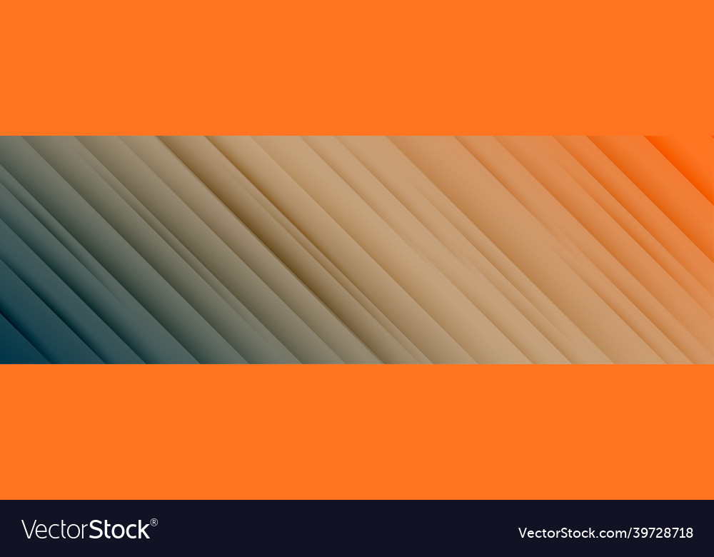 Wide banner with diagonal lines pattern