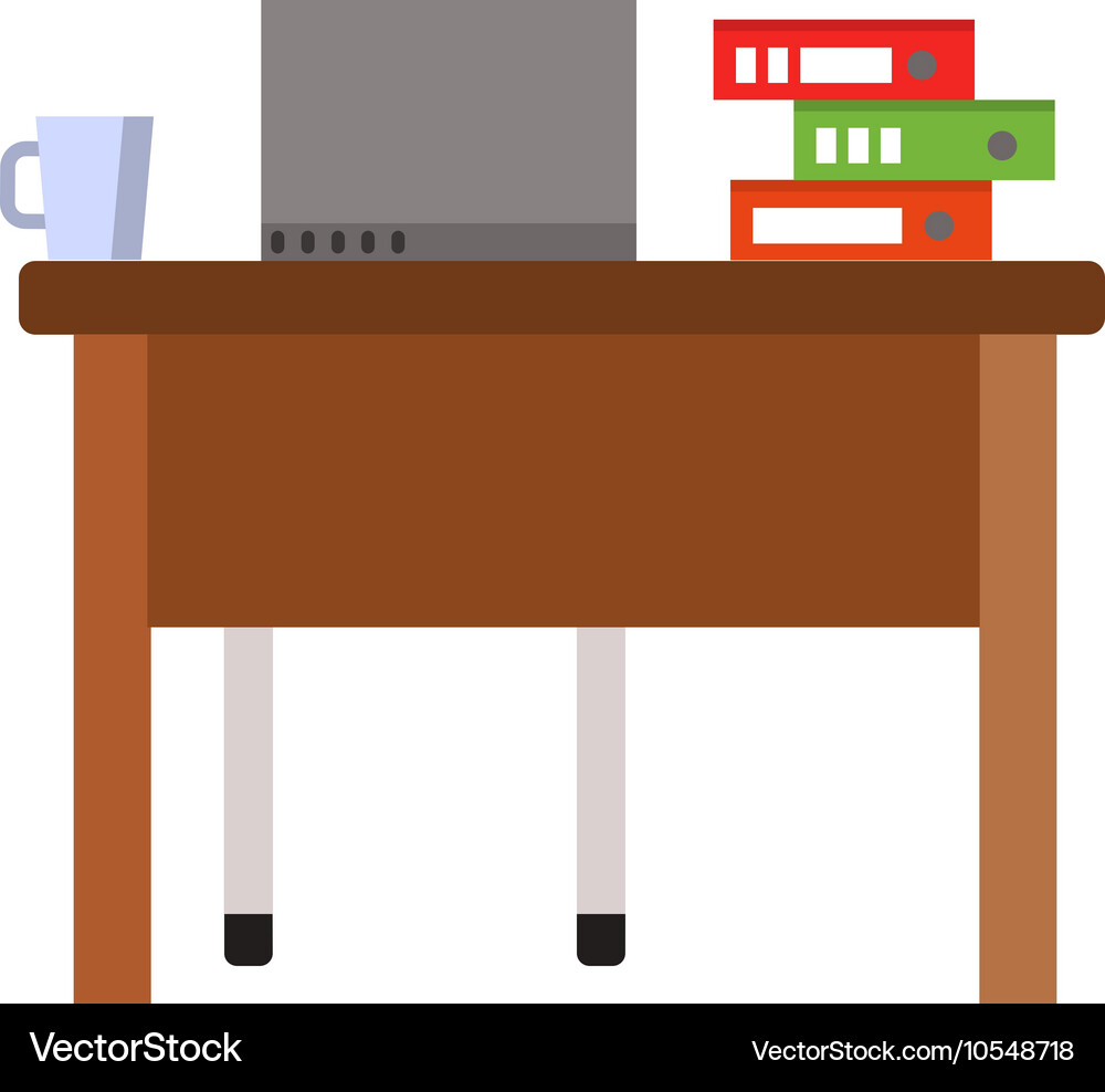 Work place Royalty Free Vector Image - VectorStock