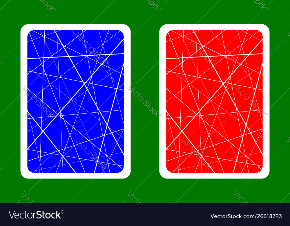 Abstract Card Back - Chaotic Lines