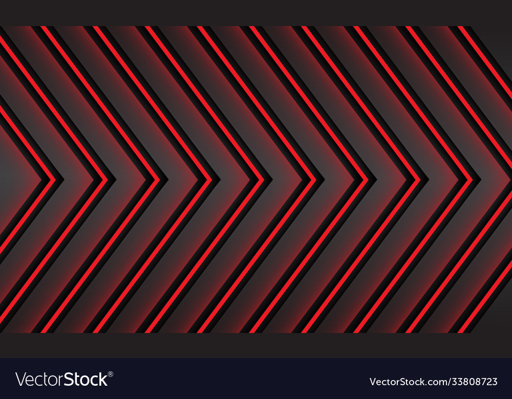 Abstract red light neon direction pattern design Vector Image