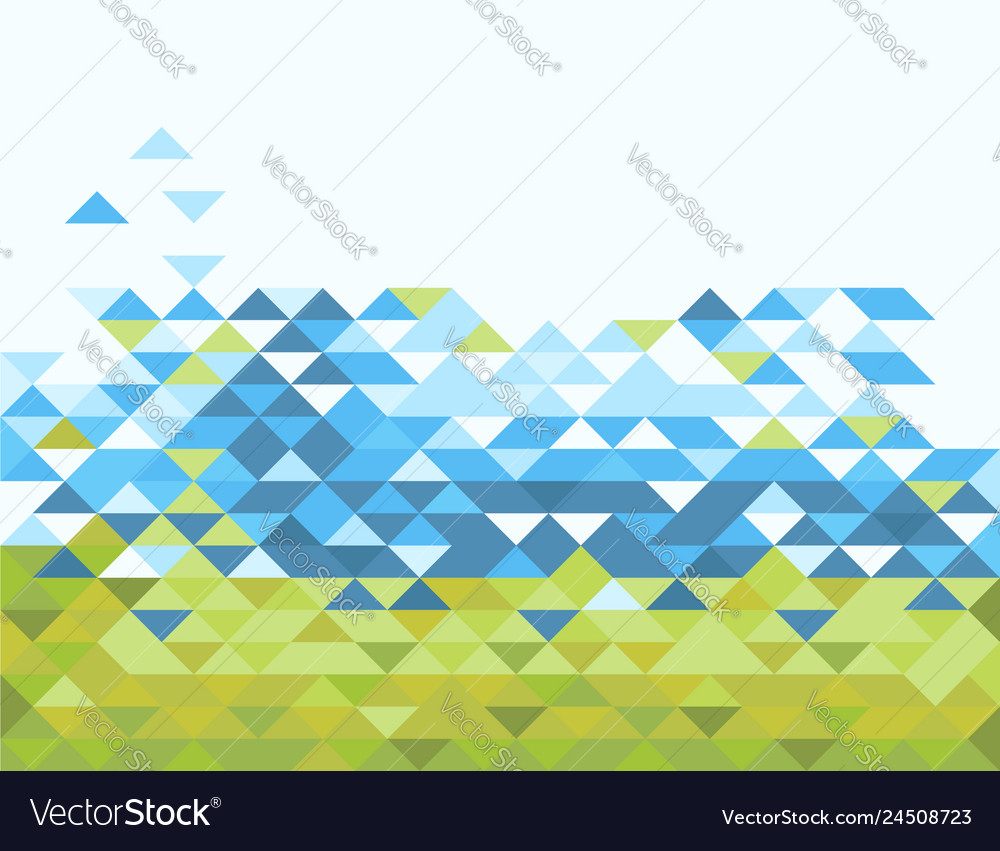 Abstract triangles vector image Abstract triangles