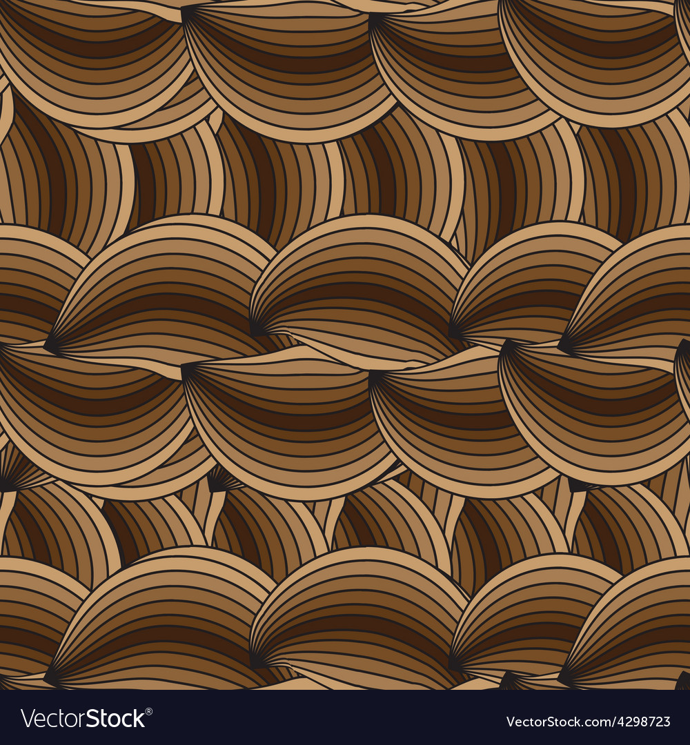 Horizontal seamless texture with waves