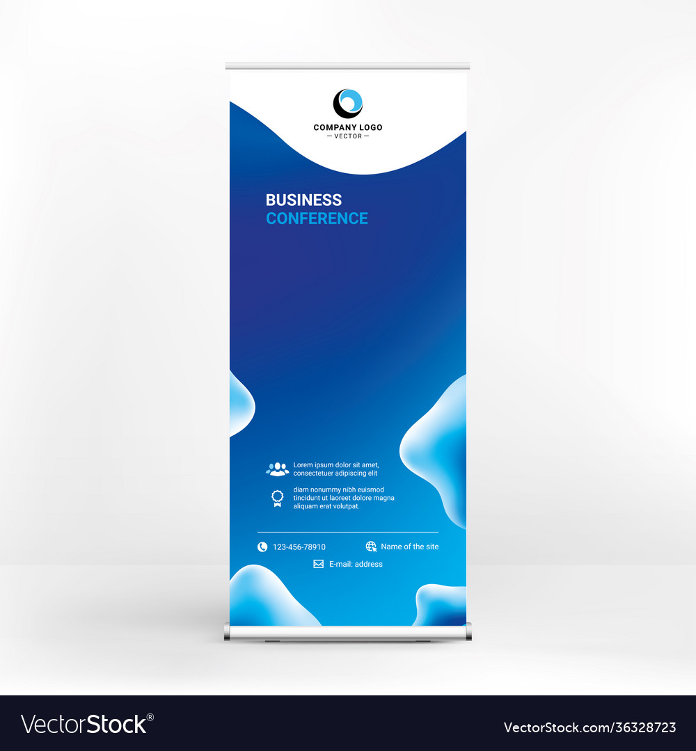 Roll-up design abstract liquid background layout vector image Roll-up design abstract liquid background layout