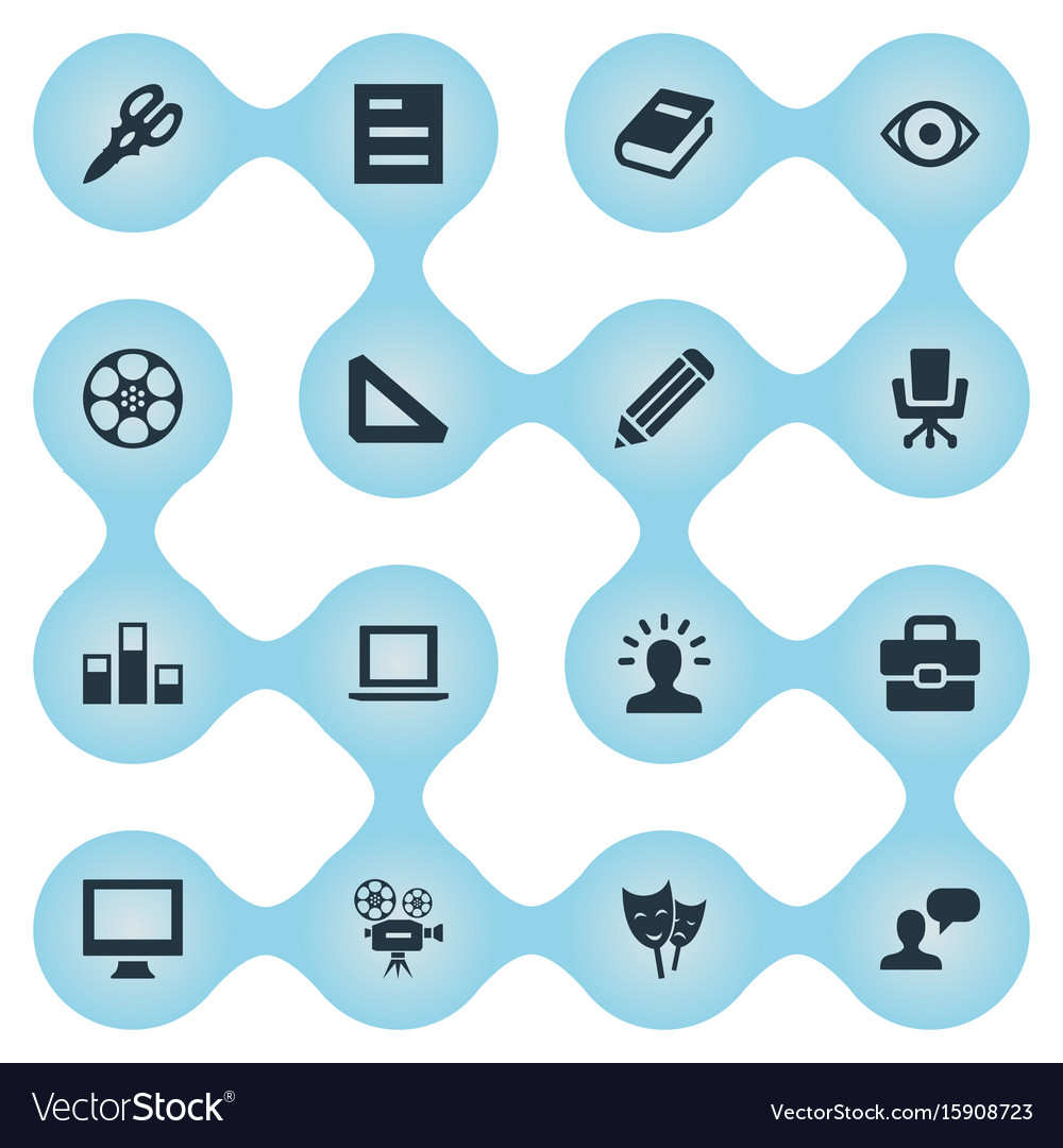Set of simple icon icons