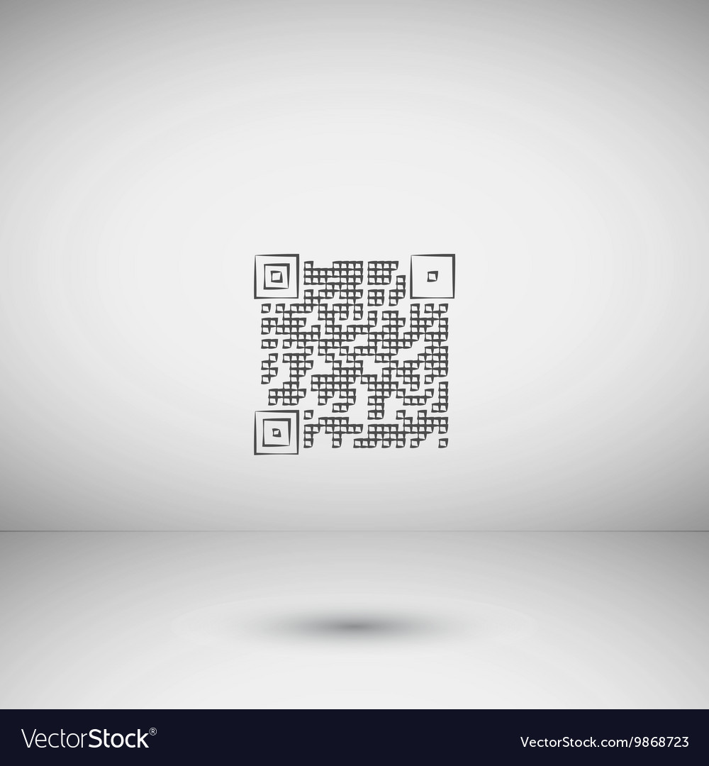 Simple icon qr code