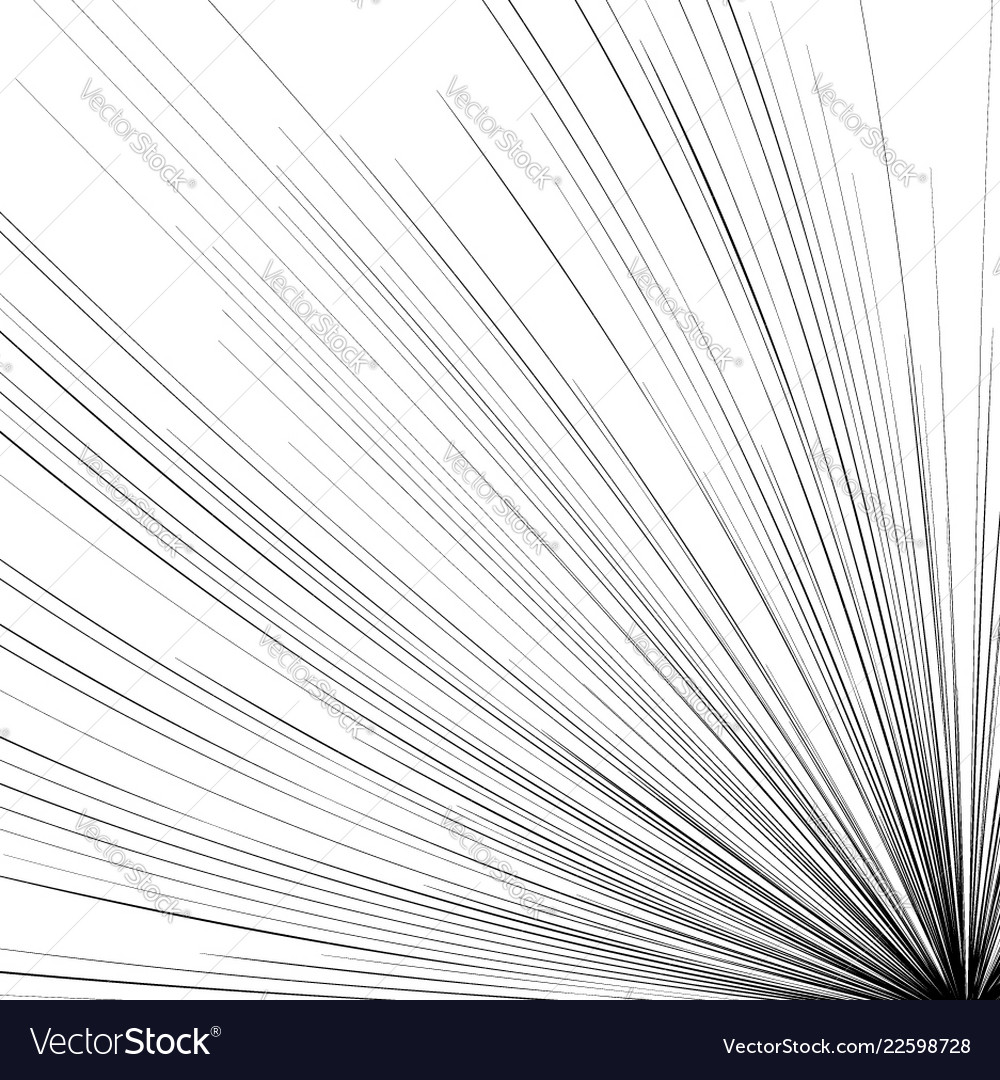 Abstract with radial radiating random lines vector image Abstract with radial radiating random lines