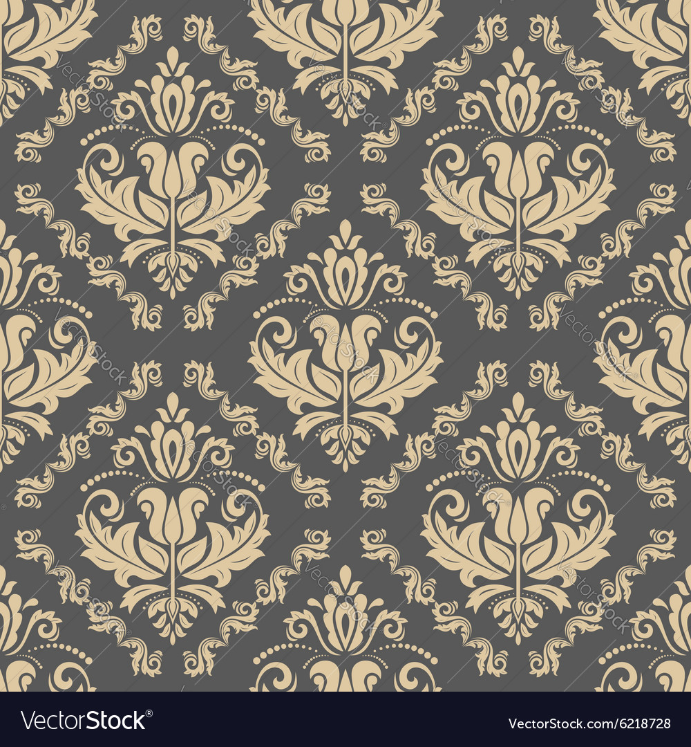 Damask seamless pattern