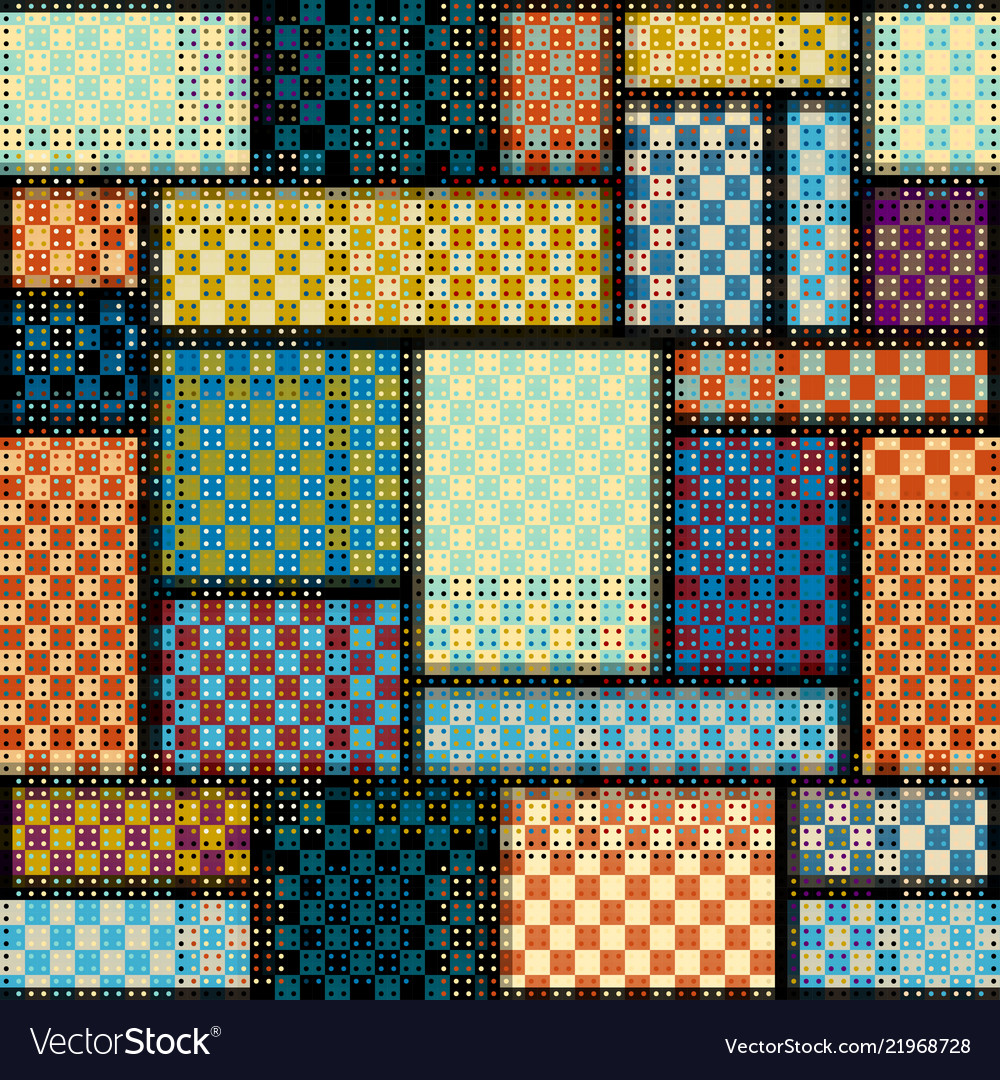 Geometric abstract pattern vector image Geometric abstract pattern