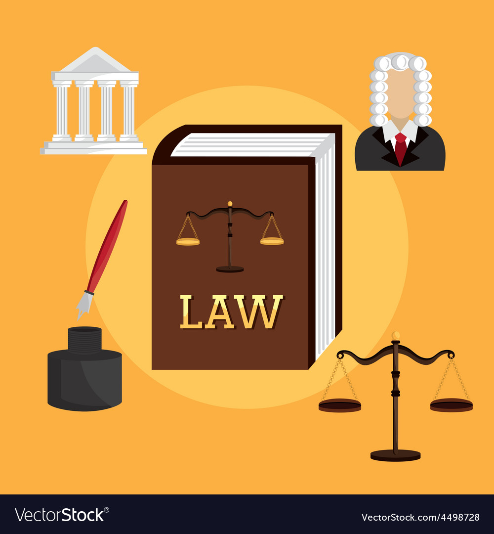 Law design Royalty Free Vector Image - VectorStock