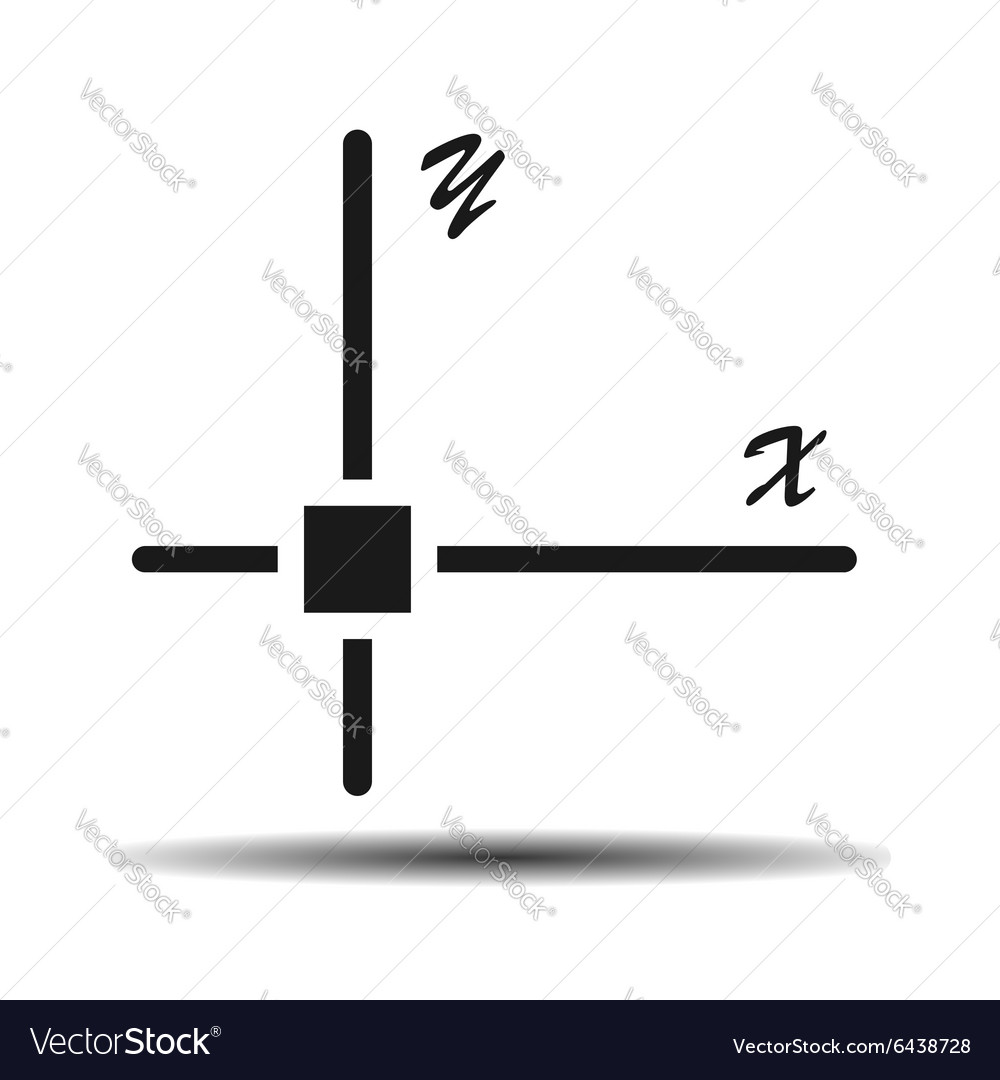 Mathematical coordinates flat