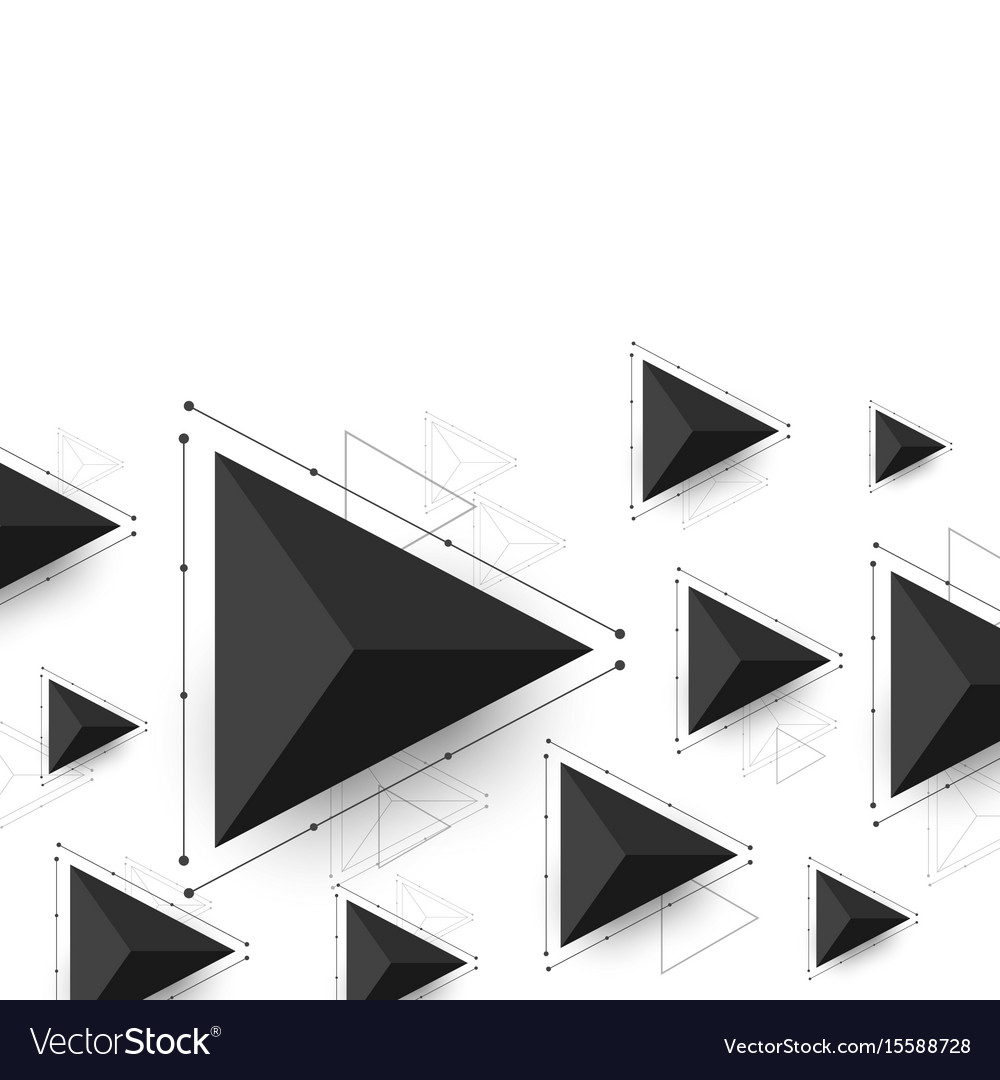 Modern triangle background