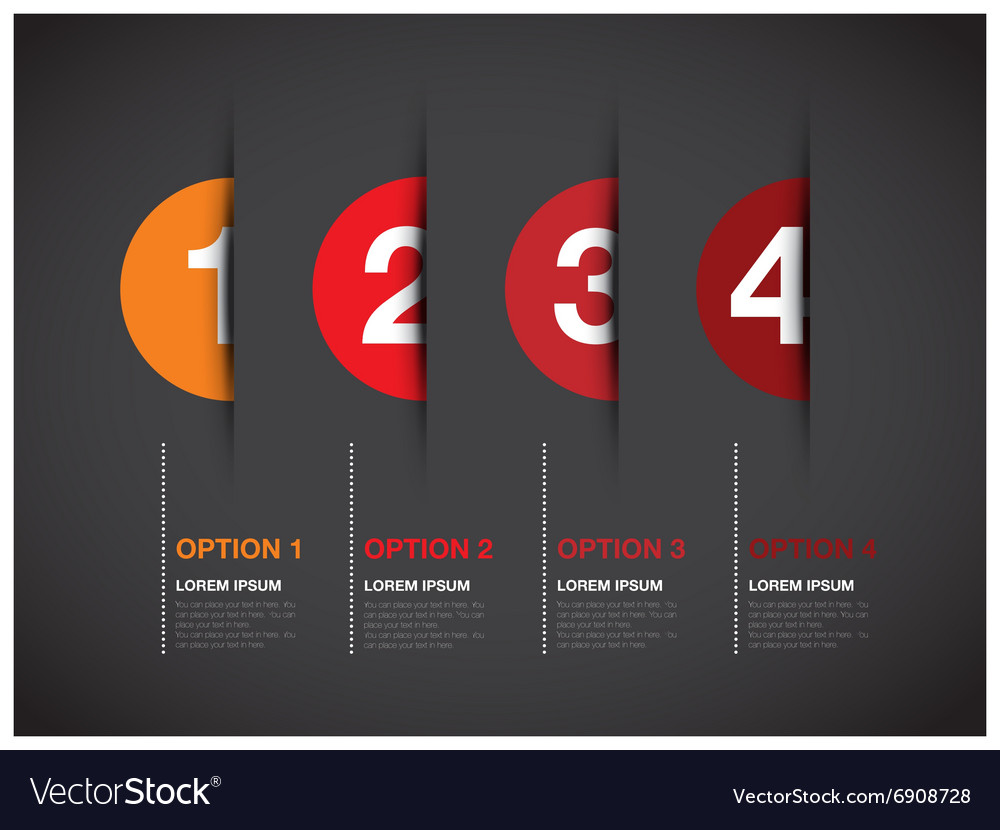 Red Option Background with Circles