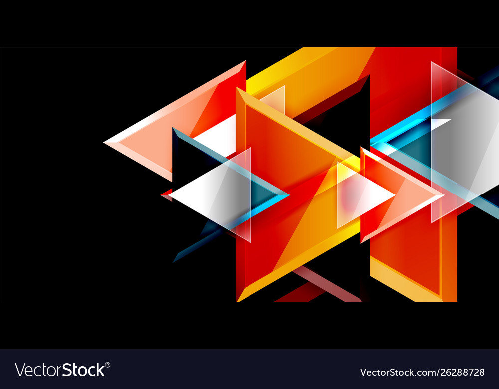 Triangle abstract background
